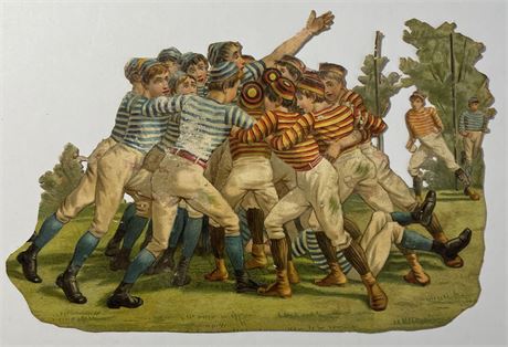 Rugby Union-Scrap (die cut card)