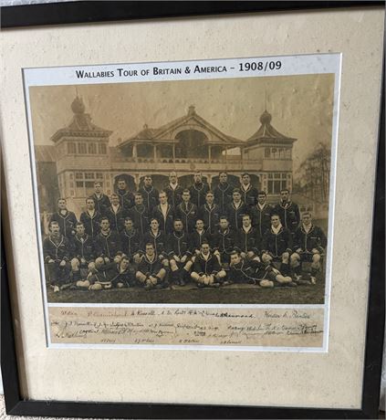 Rugby Union - Photo 1908/09 Wallabies Tour of Britain and America (A84 SC # 2560